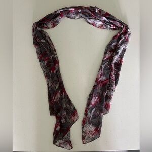 Brooks Brothers Floral 100% Polyester Scarf